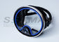 Okul oval silikon tüplü dalış şnorkel maske tasfiye vana / silikon etek