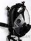 Yangın Söndürme Silikonu Tam Yüz Gaz Maskesi Solunum Cihazı için SCBA Yüz Maskesi