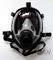 Yangın Söndürme Silikonu Tam Yüz Gaz Maskesi Solunum Cihazı için SCBA Yüz Maskesi