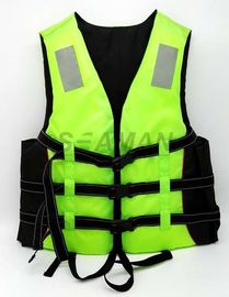 Yetişkinlere Uygun Yeşil Su Sporu Yaşam Ceketi PFD Doğal Yüzdürme Botu Hayat yelek